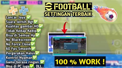 Cara Setting PES Ppsspp Agar Tidak Lag Suara Jernih Dan Lainnya YouTube