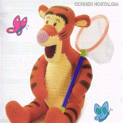 Vintage Crochet Pdf Pattern Winnie The Pooh Tigger Piglet And Etsy