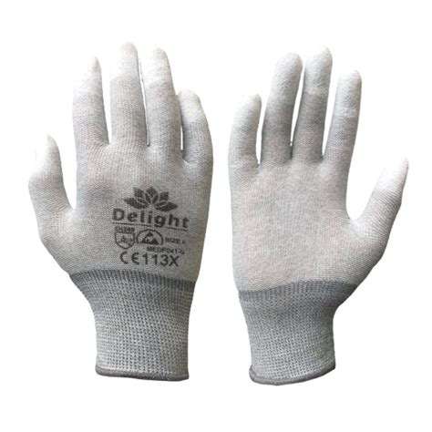 Delight Nitrile Palm Coated Hand Gloves Grey At Rs Pair In