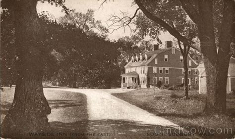 Wayside Inn, from the East Sudbury, MA Postcard