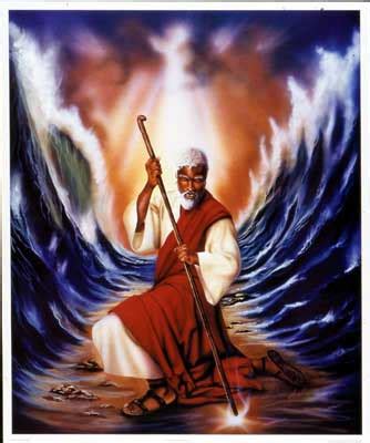 He Died For My Grins: Moses Parting the Red Sea