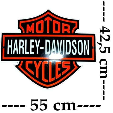 Plaque Maill E Blason Harley Davidson Garage Atelier Les Plaques