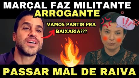 Pablo Mar Al Jantando Mais Uma Jornalista Militante Desavisada Que