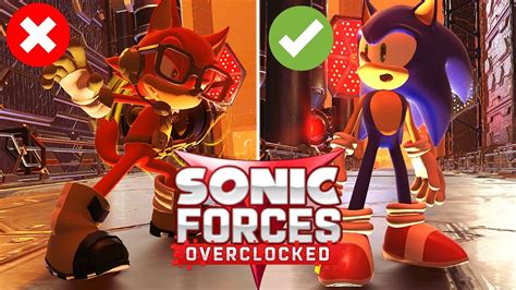 Sonic Forces Overclocked Sonic In Avatar Stages YouTube