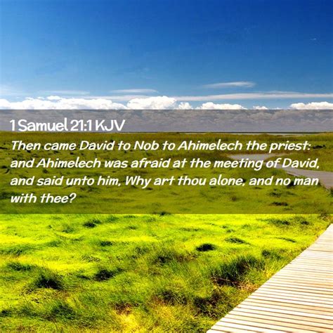 1 Samuel 21 1 KJV Bible Verse Images