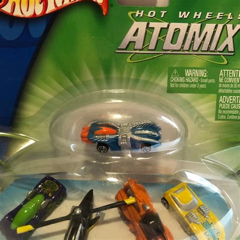 Hot Wheels Atomix 5 Mini Vehicles Cars And Helicopter Toys For Etsy Uk