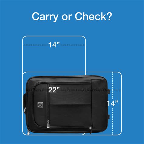 Protege Pilot Case 18″ Carry-On Luggage Black – iSource Club