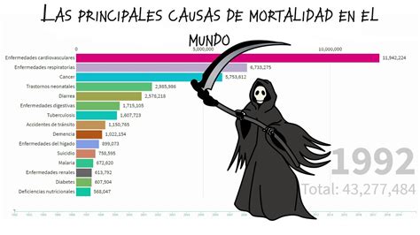 Las Principales Causas De Muerte En El Mundo Entre Los Años 1992 2019 Youtube