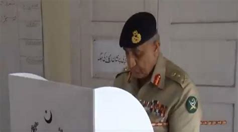 Elections Coas General Bajwa Wife Cast Vote In Rawalpindi