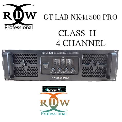 Jual POWER AMPLIFIER GT LAB NK41500PRO NK 41500 PRO ORIGINAL 4 CHANNEL