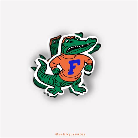 Florida Gators Mascot Sticker Or Magnet Etsy