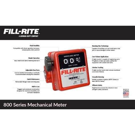 Fill Rite 807c Meter With Pipe Fittings Part 807cmk Partsxp