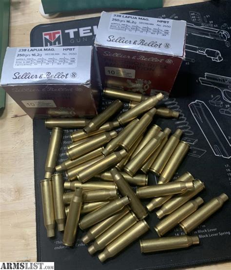 Armslist For Sale 338 Lapua Ammo And Brass