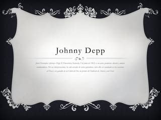 Johnny Depp Ppt