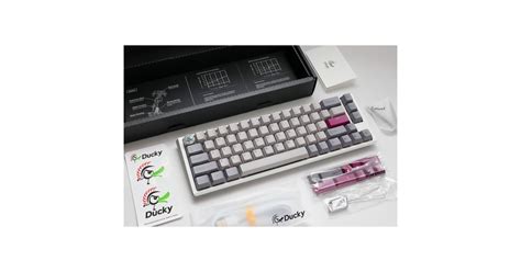 Ducky One Mist Grey Sf Toetsenbord Lichtgrijs Us Lay Out Cherry Mx