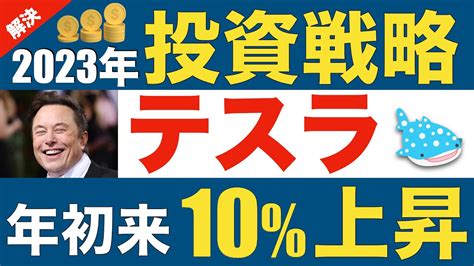 テスラ株 2023年投資戦略 年初来10 株価上昇！ Youtube