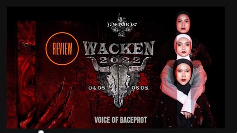 Malaysia Metal Reaction Voice Of Baceprot Wacken 2022 Review YouTube