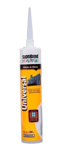 Sellador Silicona Suprabond Ml Transparente X Unid Fr As Mercadolibre