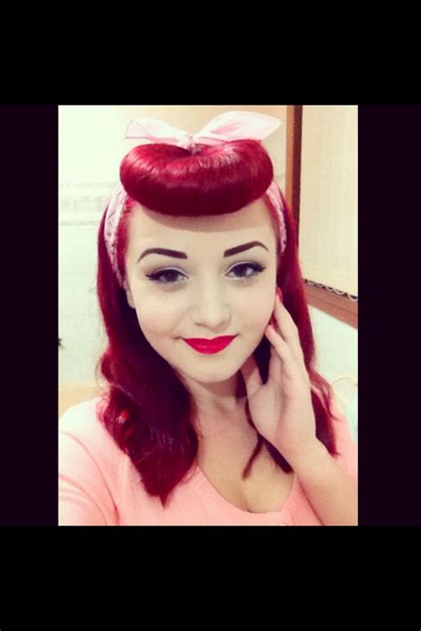 Pin By Lina Blake On Haar Ideen Rockabilly Hair Pin Up Hair Beautiful Hair