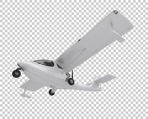 Premium PSD | Airplane on transparent background. 3d rendering ...