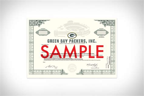 Green Bay Packers Stock | Uncrate