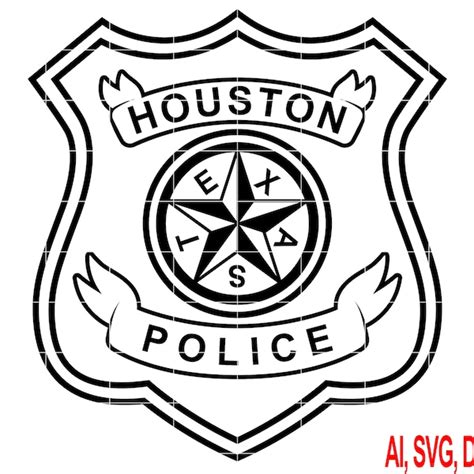 Houston Police Etsy