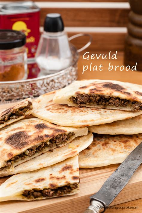 Gevuld Plat Brood • Overetengesproken Nl