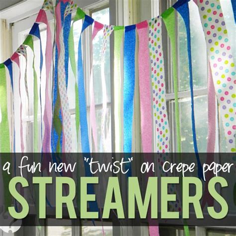 How To Decorate With Crepe Paper Streamers Leadersrooms