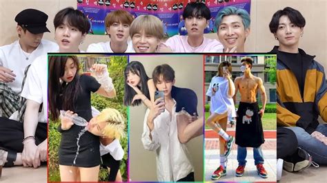 Bts Reaction Couple Tik Tok ️ Street Couple Youtube