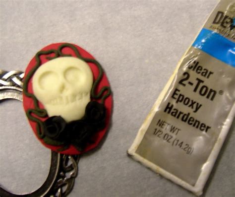 Polymer Clay Skull Cameo How To Make A Cameo Jewelry Making And