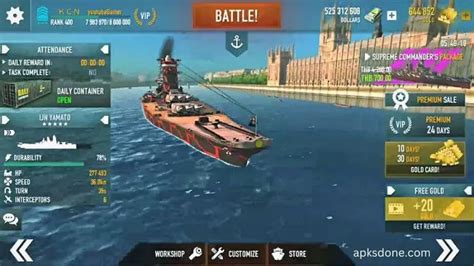 Battle Of Warships Mod Apk V Unlimited Money Platinum