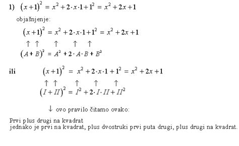 Kvadrat Binoma Zbirka Potpuno Rije Enih Zadataka Kvadrat Zbroja I
