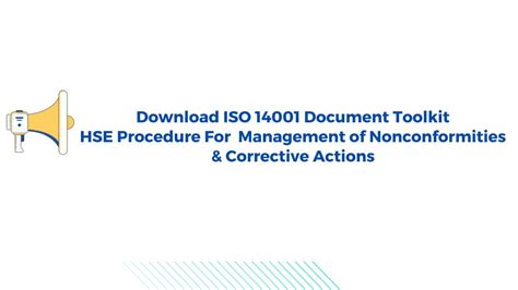 ISO 14001 Toolkit | HSE Procedure For Management Review