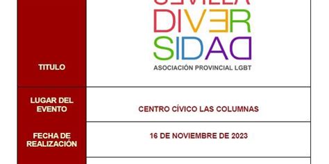 JORNADAS DE ASOCIACIONISMO Y VOLUNTARIADO LGBT LUGAR Centro Cívico