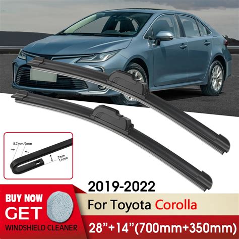 Car Wiper Front Wiper Blades 28 14 For Toyota Corolla 2019 2022 Fit U Hook Arm