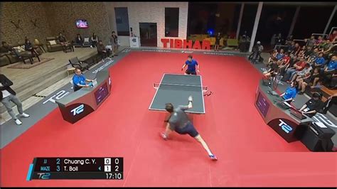 Timo Boll Vs Chuang Chih Yuan T2 Apac League 2017 Round 2 Youtube