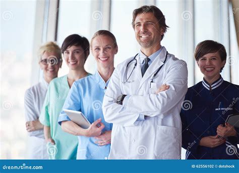 Group Of Medical Staff At Hospital Stock Photo Image Of Group