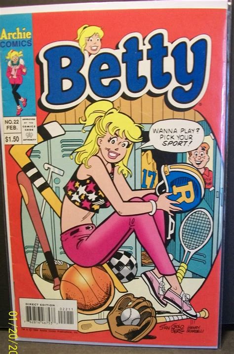 1994 Archie Comics Betty 22 February Very Good Unread Direct