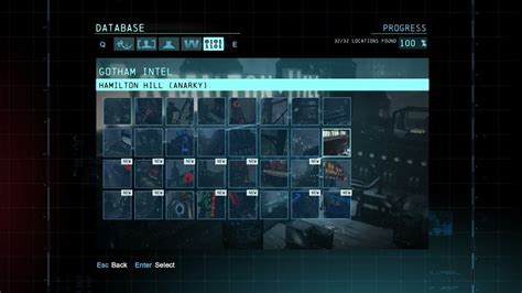 Batman Arkham Origins Database Part 2 Gotham Intel No Commentary Youtube