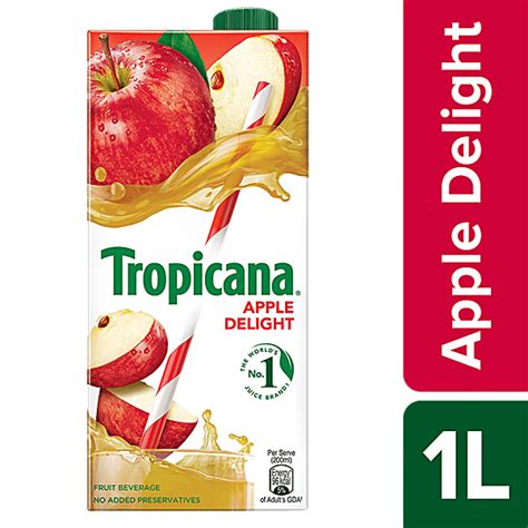 Buy Tropicana Fruit Juice Delight Apple L Online At Best Price Of Rs