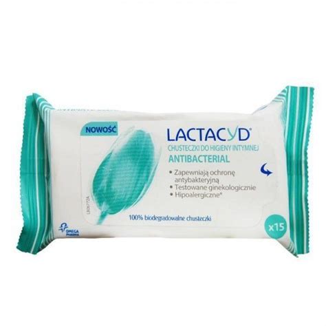 Lactacyd Chusteczki Do Higieny Intymnej Antibacterial Sztuk P Yny