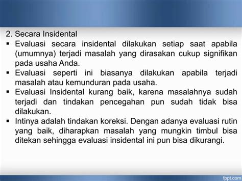 Ppt Evaluasi Ppt