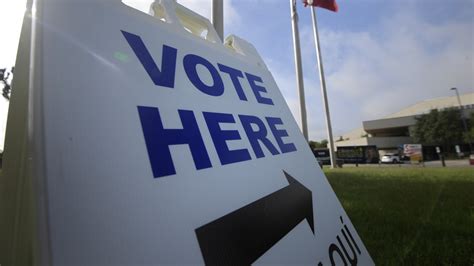 Primary Runoff Election Day At Tarrant County Sub Courthouse In