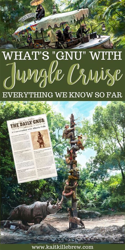 An Advertisement For The Jungle Cruise