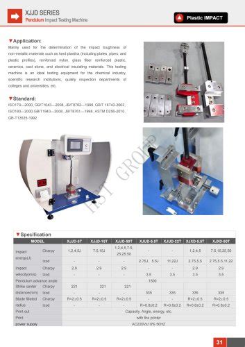 XJJD Series Pendulum Impact Testing Machine Jinan Hensgrand