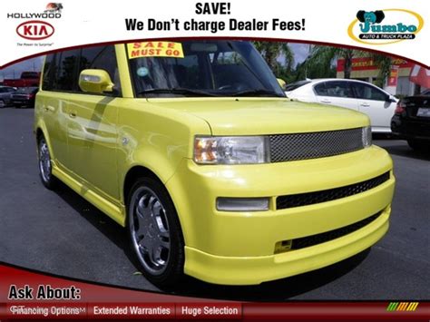 Solar Yellow Scion Xb Release Series Photo