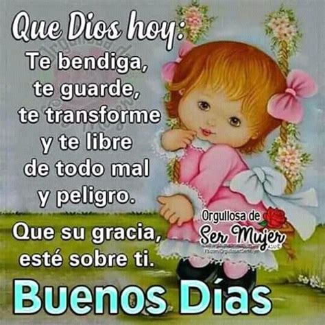 Que La Gracia De Dios Est Sobre Ti Cute Good Morning Quotes