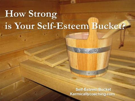 Self Esteem Bucket Karmic Ally Coaching