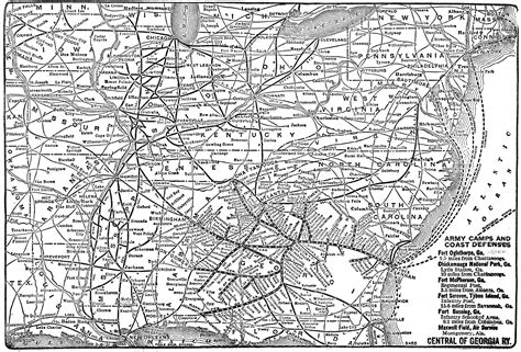 Georgia Railway Map