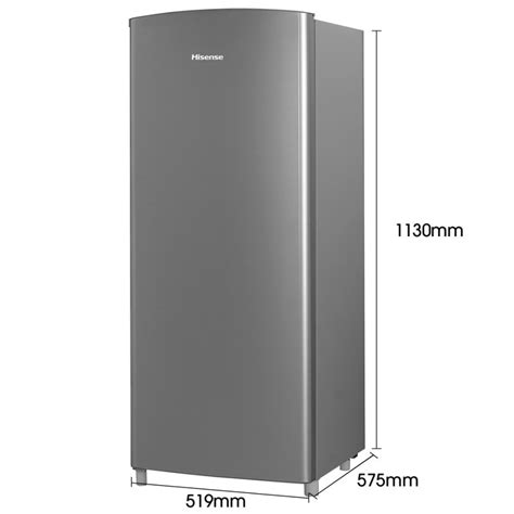 HISENSE Kulkas 1 Pintu 150L RR195D4IGN Silver ONLY JABODETABEK